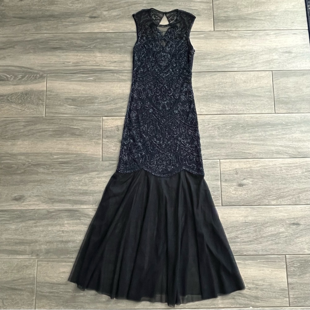 Beaded Full Length Formal Dress